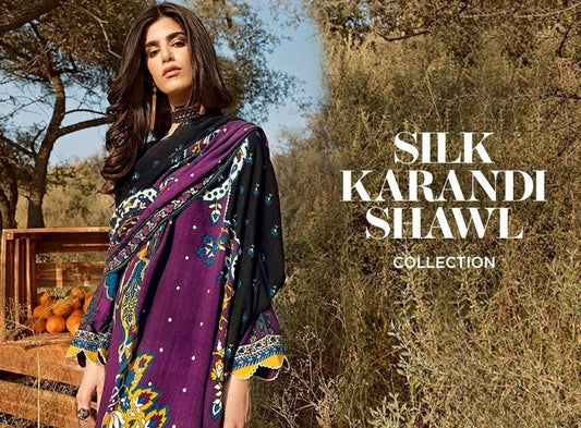 Silk Karandi Shawl Collection