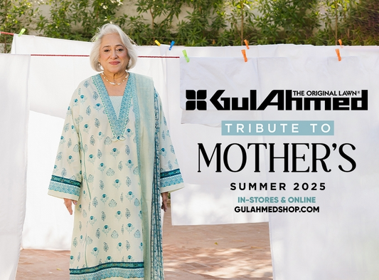 Mother's Lawn Collection 2025 - Unstitched Embroidered and Printed Lawn with Printed Chiffon Dupattas