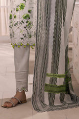 3 Piece Unstitched Schiffli Embroidered Lawn Suit with Printed Lawn Dupatta CL-52481