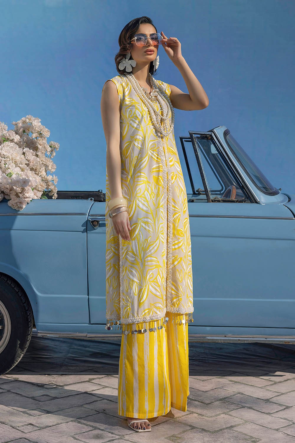 2 Piece Unstitched Lacquer Printed Lawn Suit