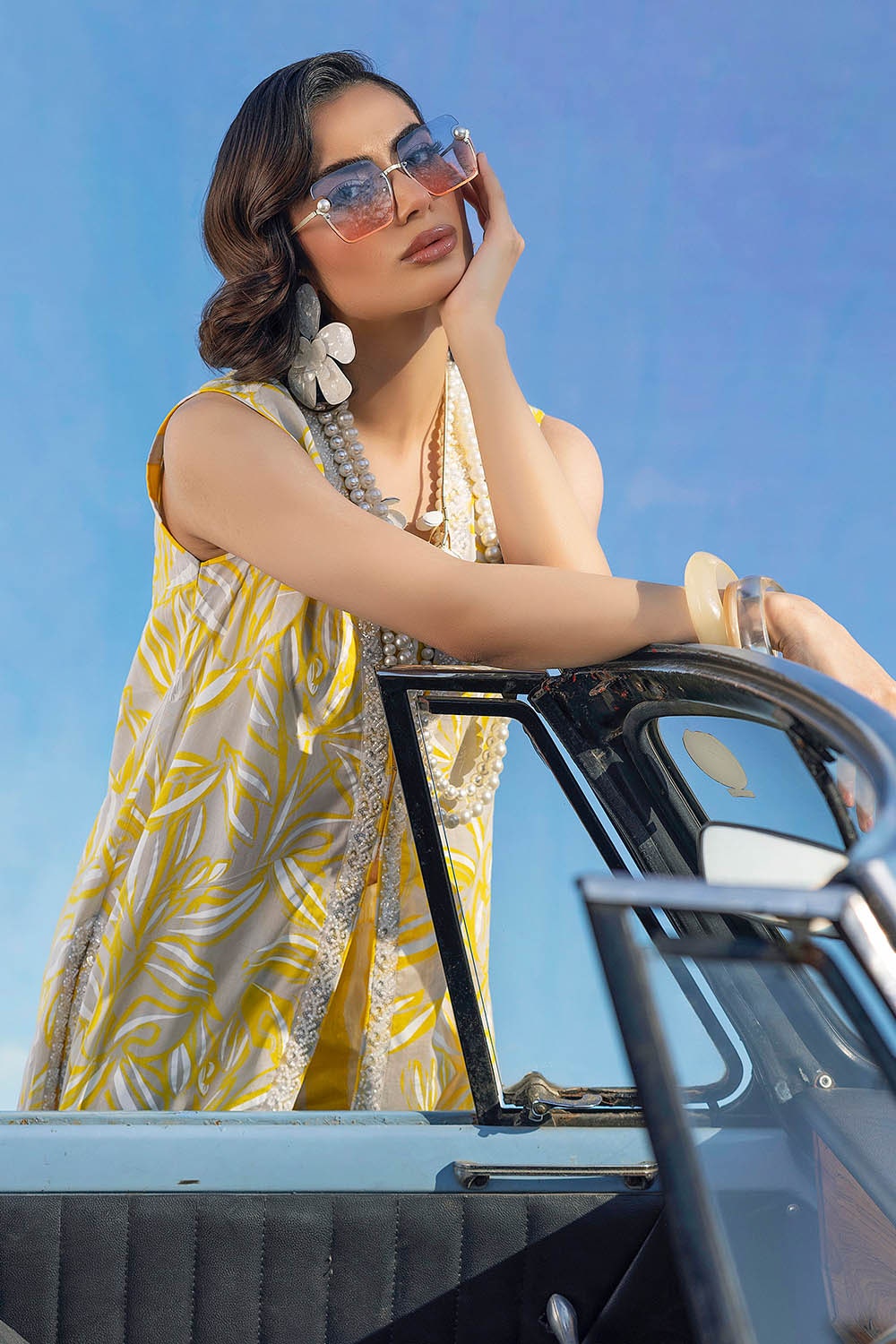 2 Piece Unstitched Lacquer Printed Lawn Suit