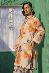 2 Piece Unstitched Printed Lawn Suit TL-52126