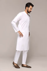 Off White S.O LATHA Unstitched Fabric