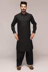 Black US PIMA Silver Unstitched Fabric