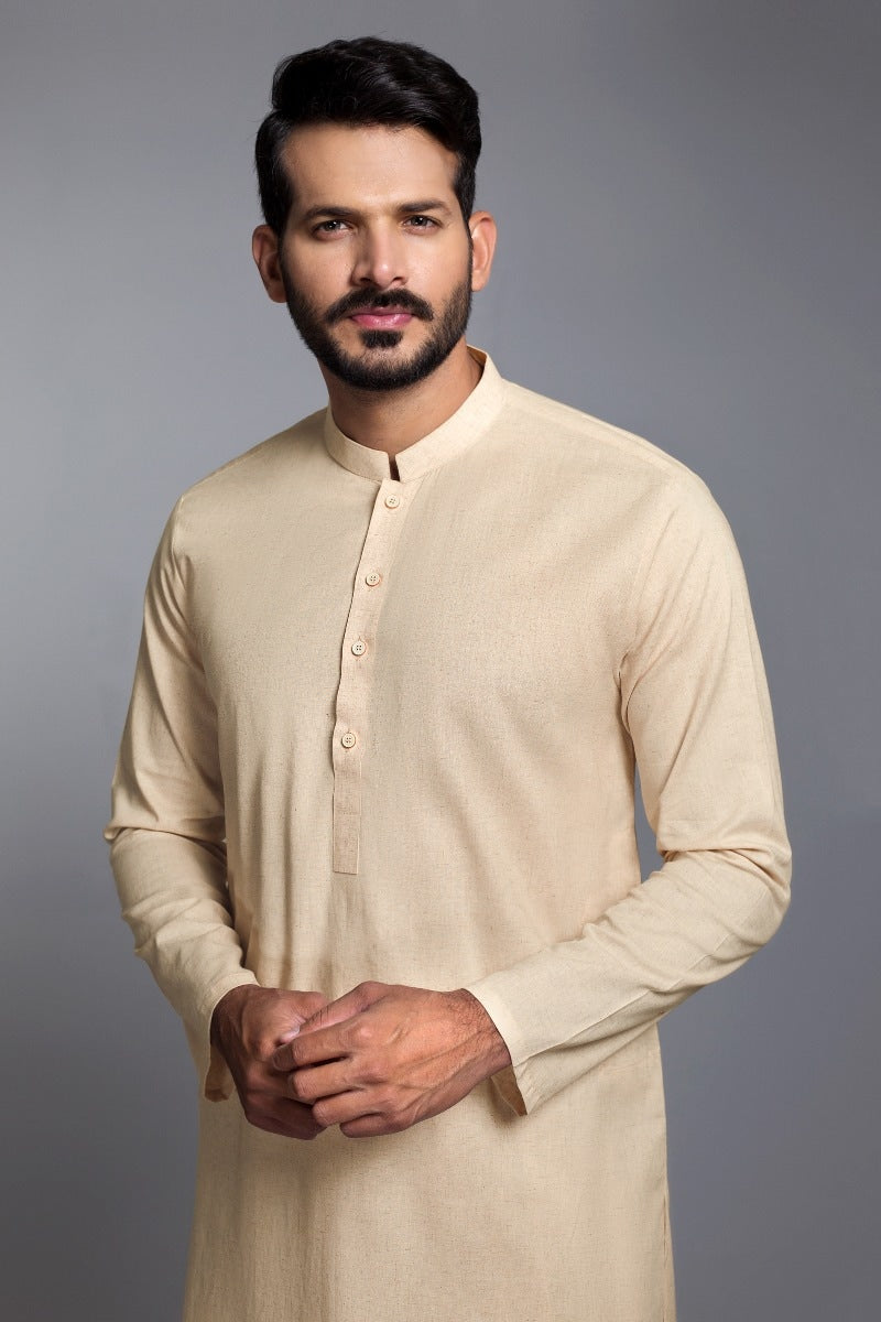 Natural Unstitched Fabric Omega