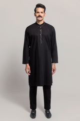 Black F-Cambric Unstitched Fabric