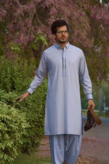 Sky Blue MEGA SUPER O/S Unstitched Fabric