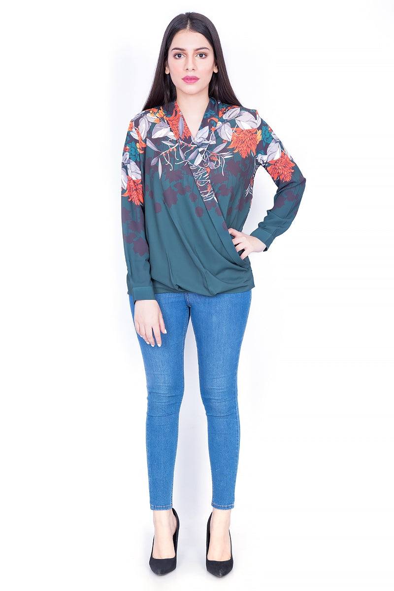 Multi 1 Piece Georgette Top SLW-17-11