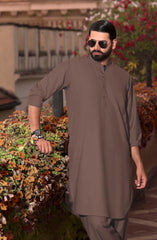 Rust Capri Latha Unstitched Fabric