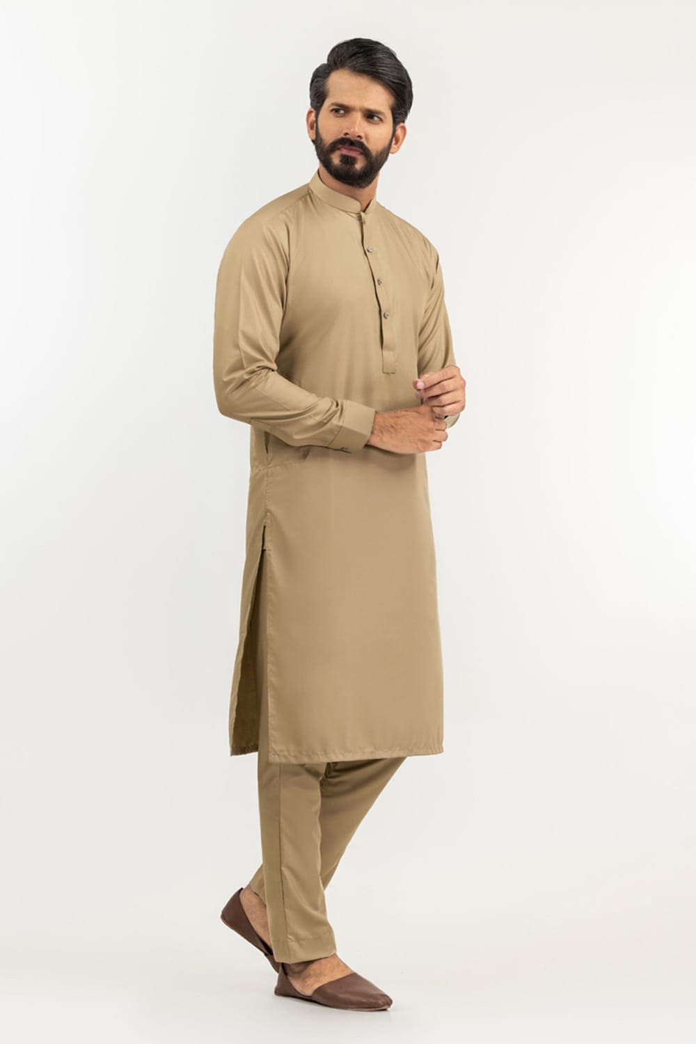 Gul Capri Latha Unstitched Fabric Cotton-LF