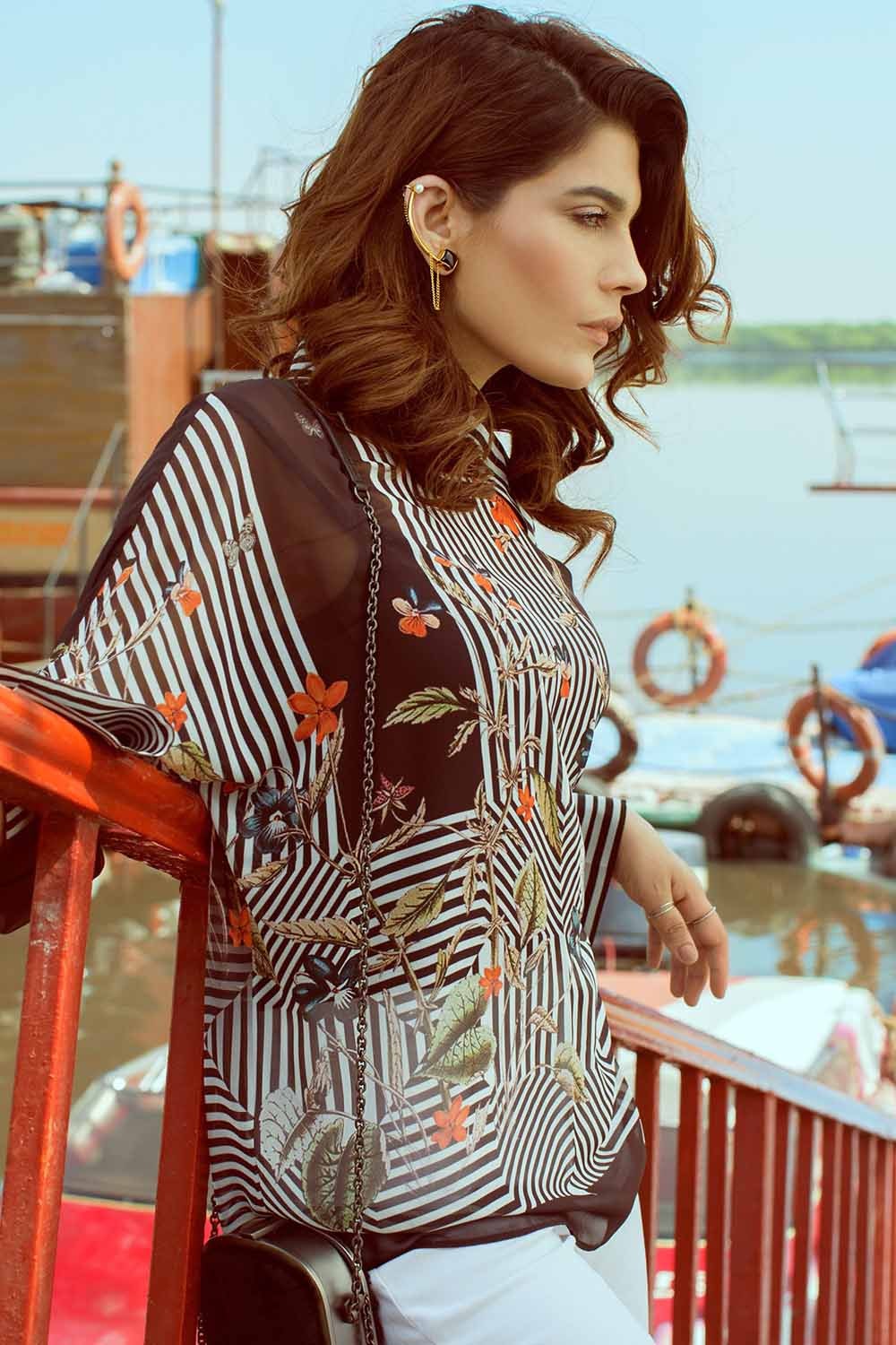 Multi Georgette Shirt SLS-17-17