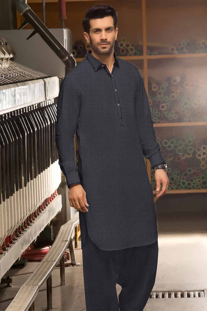 Grey Vision (Paramount)-G Unstitched Fabric