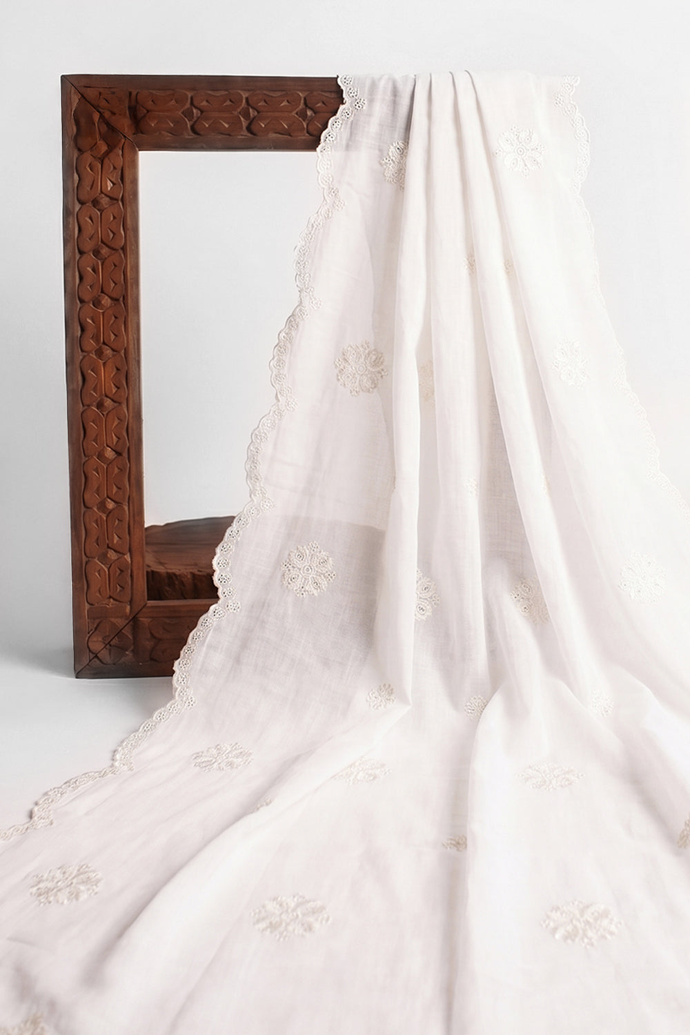 Embroidered Lawn Dupatta