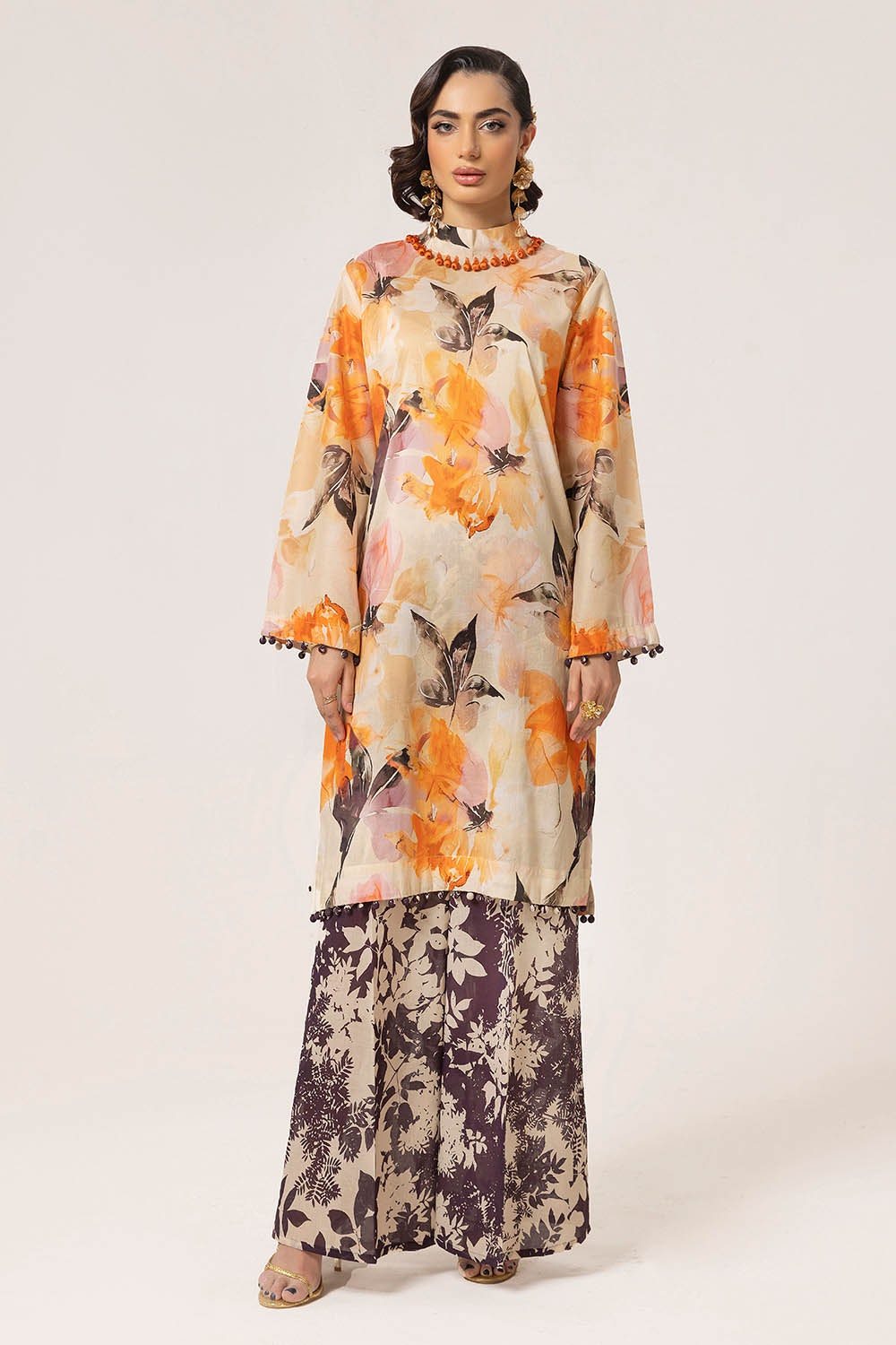 2 Piece Unstitched Printed Lawn Suit TL-52126