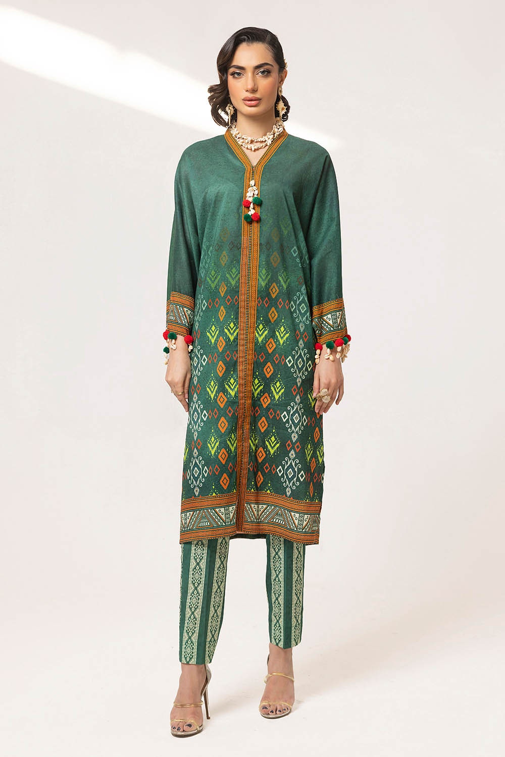 2 Piece Unstitched Printed Lawn Suit