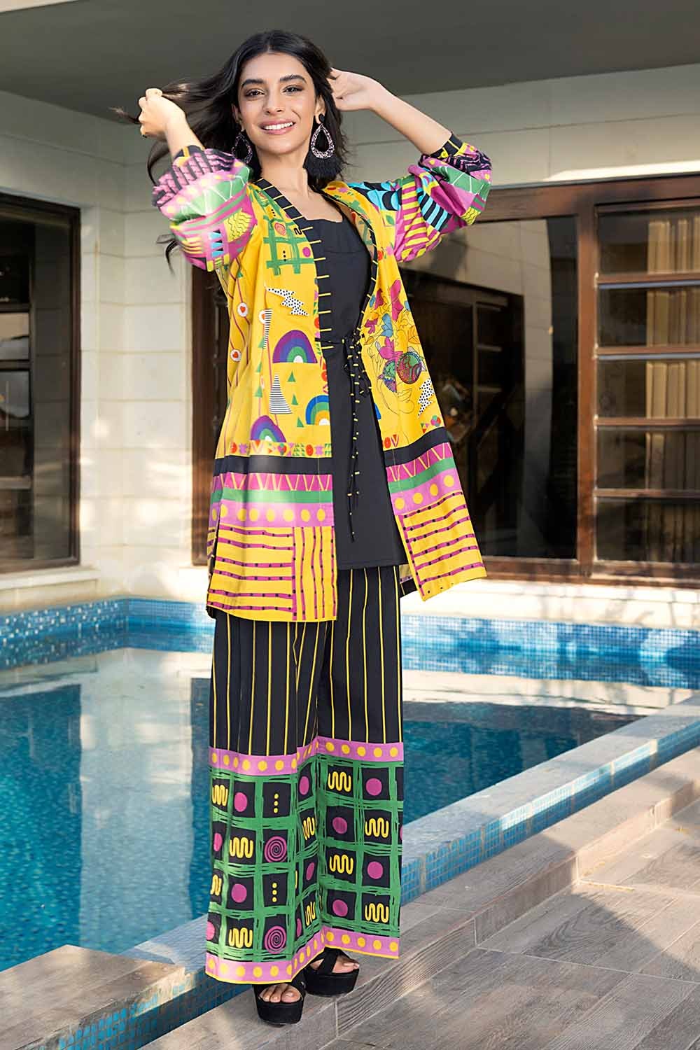 2 Piece Printed Lawn Unstitched Suit  TL-32069