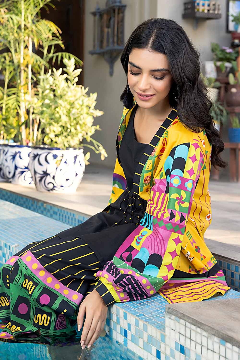2 Piece Printed Lawn Unstitched Suit  TL-32069