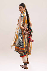 3 Piece Unstitched Printed Lawn Suit CL-42236