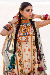 3 Piece Unstitched Printed Lawn Suit CL-42236