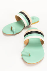 Women Green slipper IDF-20-77