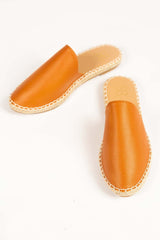 Women Tan Mules IDFT-SS22-221