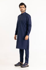 Red Gold Latha Unstitched Fabric Cotton-LF