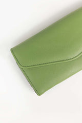 Olive Grn Long Women Wallet IDW-SS22-04