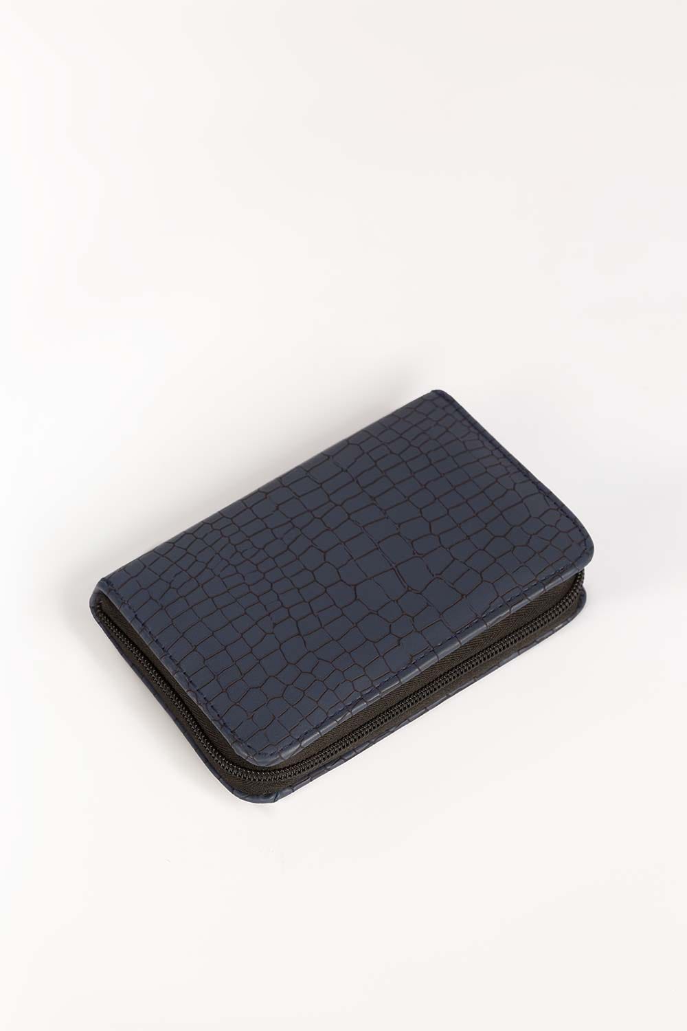 Navy Women Medium Wallet IDW-SS22-08