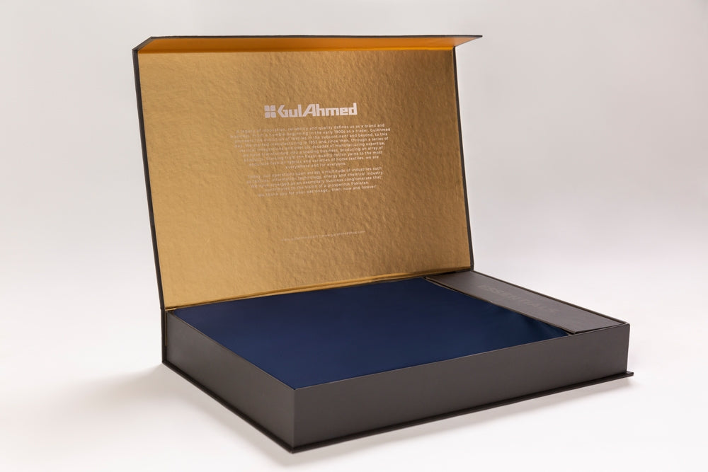 Navy Unstitched Fabric With Gift Box X-Series - Exceptional Collection Artisan