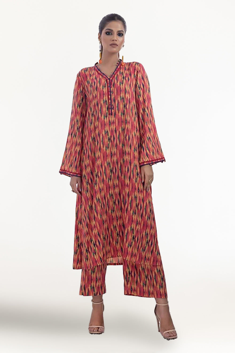 2 Piece Cotail Unstitched Suit