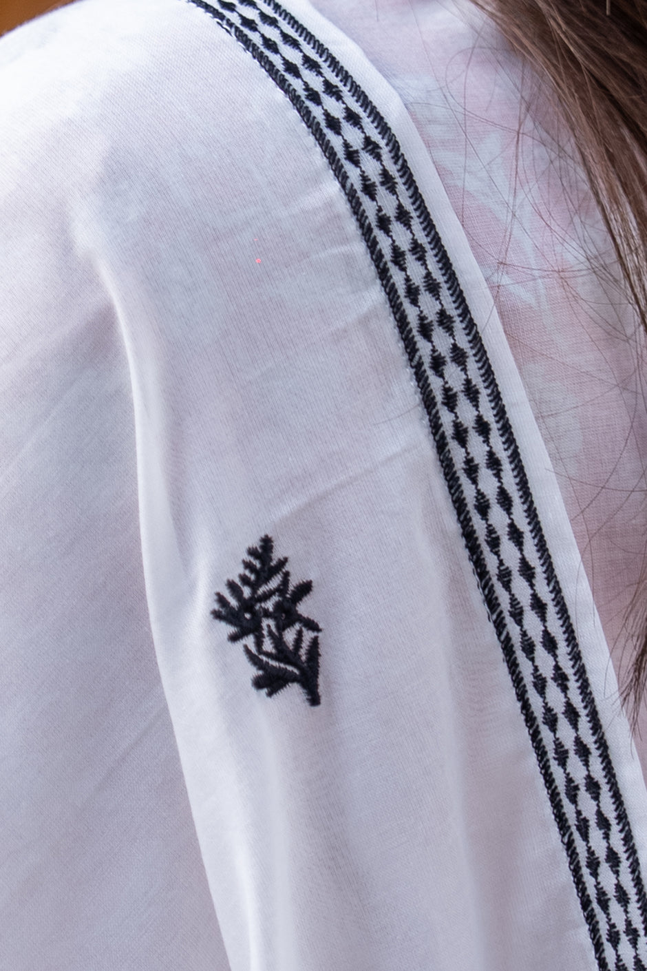 Embroidered Lawn Dupatta