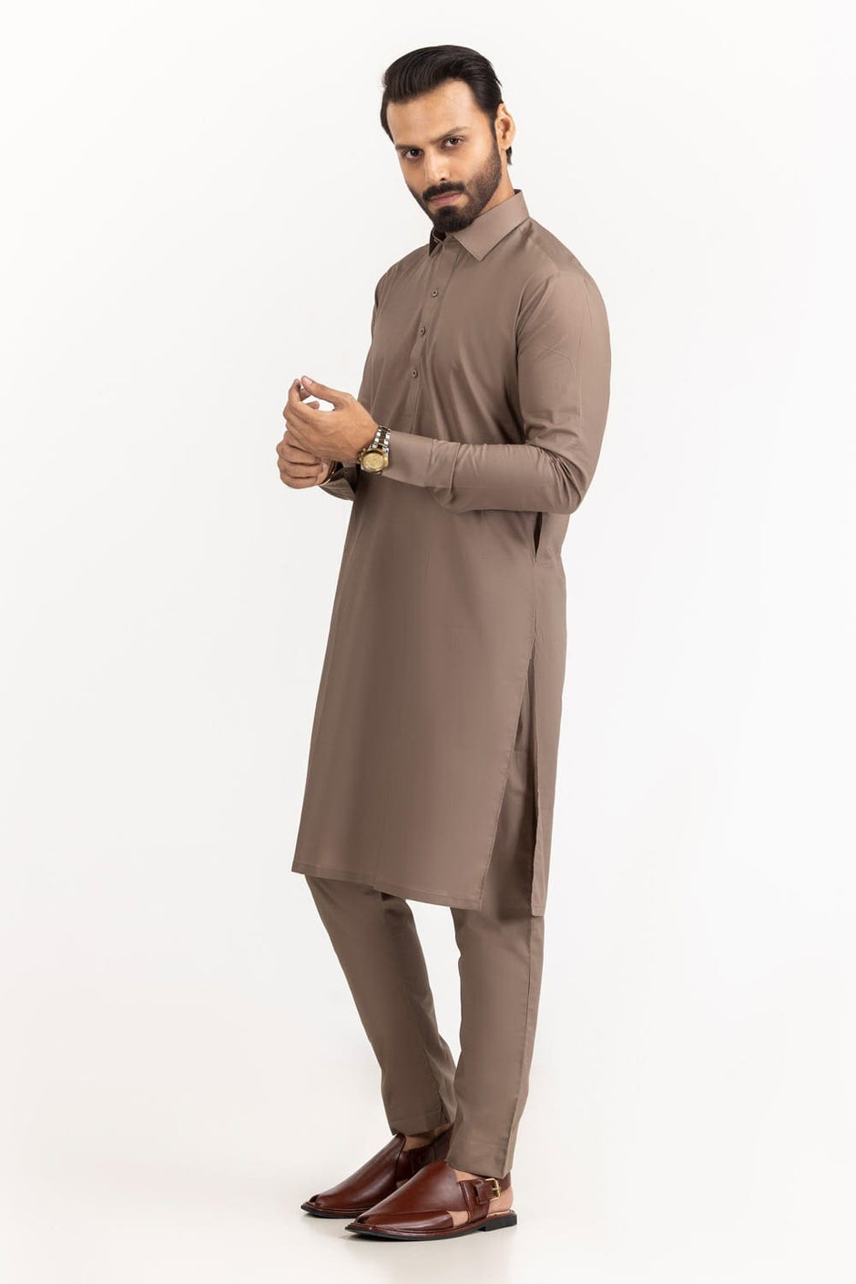 Gul Capri Latha Unstitched Fabric Cotton-LF