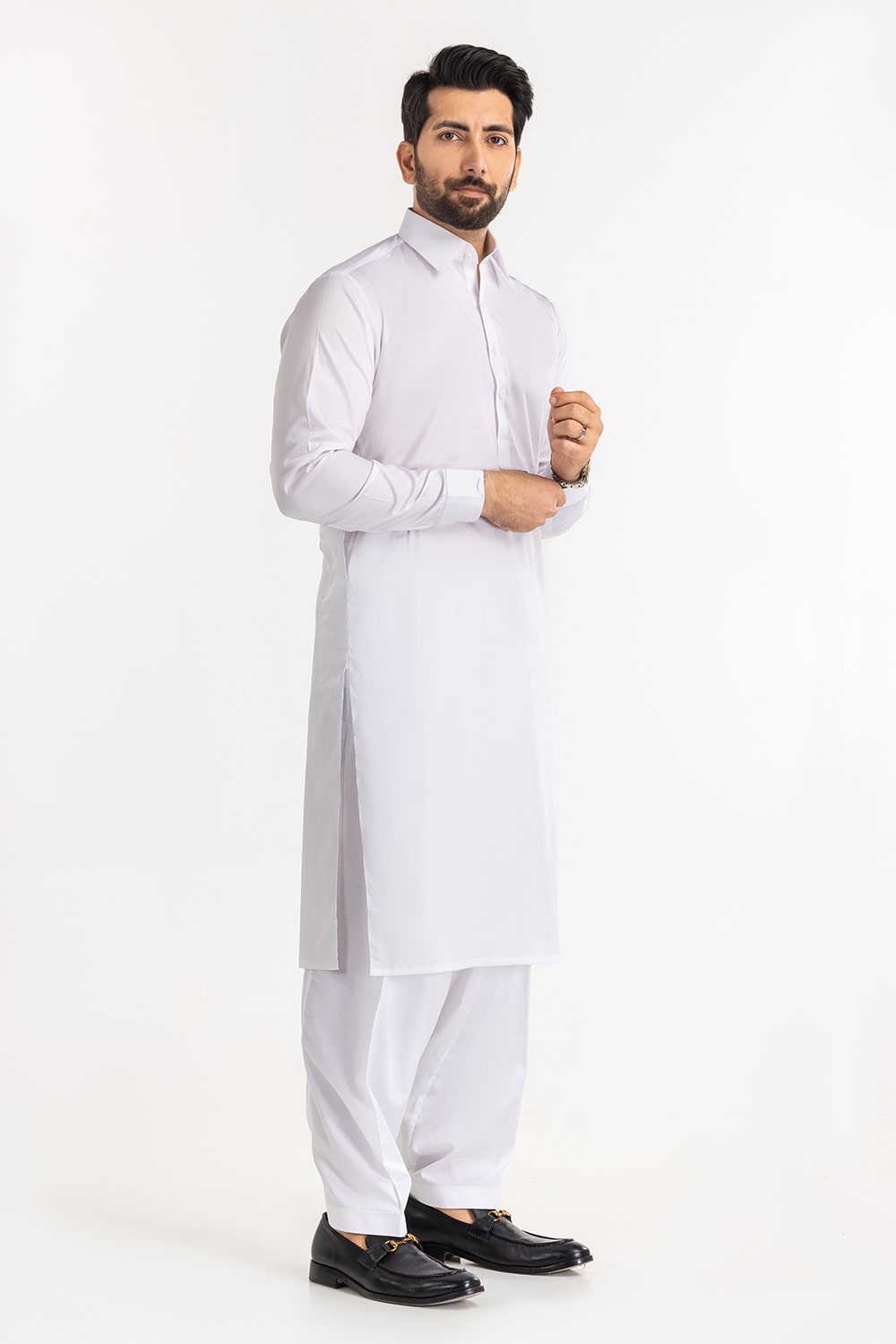 Gul Capri Latha Unstitched Fabric Cotton-LF