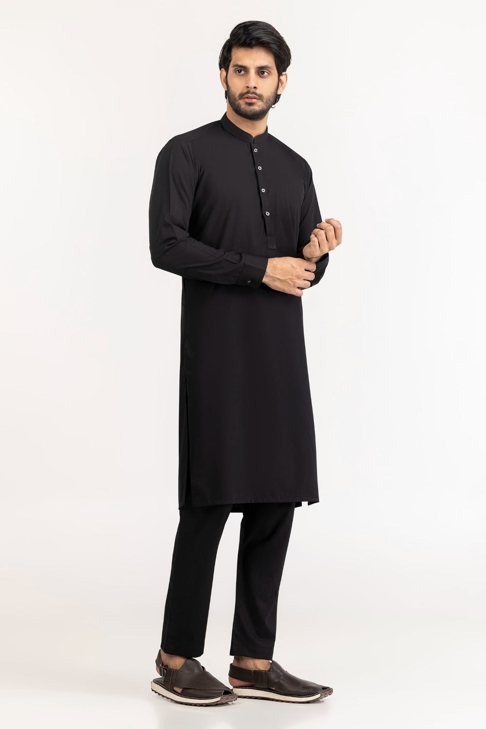 Gini Gold Unstitched Fabric Blended