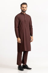 Gini Gold Unstitched Fabric Blended