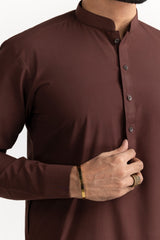Gini Gold Unstitched Fabric Blended