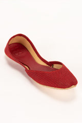 Women Maroon Khussa IDFT-SS22-30