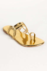 Women Golden Kolhapuri IDFT-SS22-67