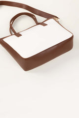 White Brown Shoulder Bag IDB-SS22-75