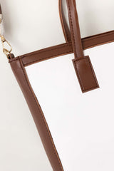 White Brown Shoulder Bag IDB-SS22-75