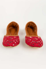 Women Red Khussa IDFT-SS22-73