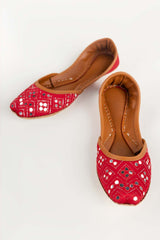 Women Red Khussa IDFT-SS22-73