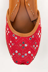 Women Red Khussa IDFT-SS22-73