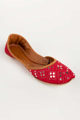 Women Red Khussa IDFT-SS22-73