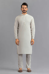 Red Gold Latha Unstitched Fabric Cotton-LF