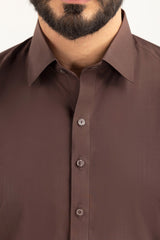 Red Gold Latha Unstitched Fabric Cotton-LF