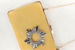 Mustard-Yellow Clutch IDC-SS22-29