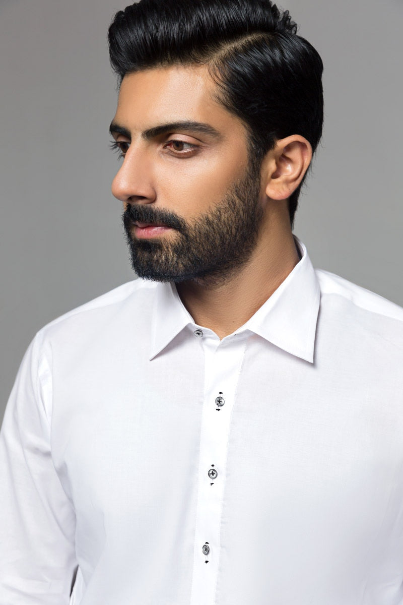 White Titan Latha-G Unstitched Fabric
