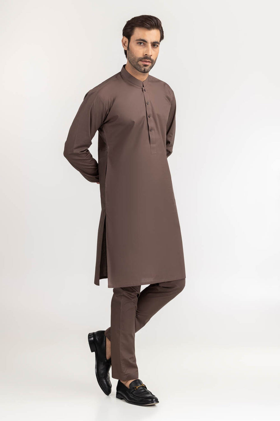 Titanium Latha Unstitched Fabric Cotton-LF