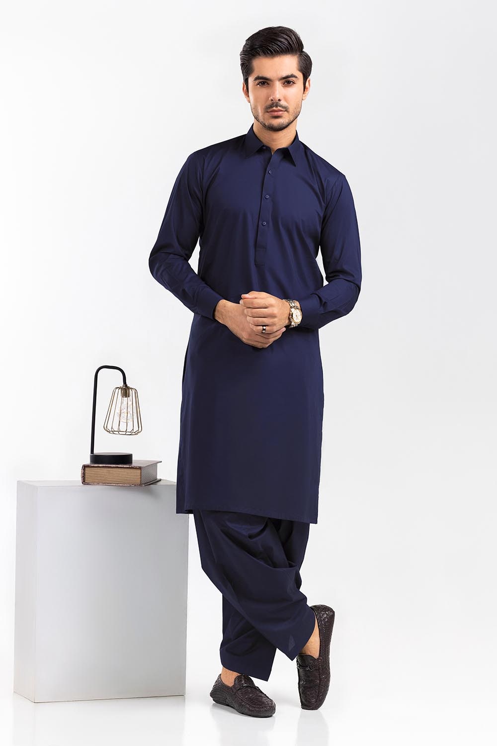 Titanium Latha Unstitched Fabric Cotton-LF